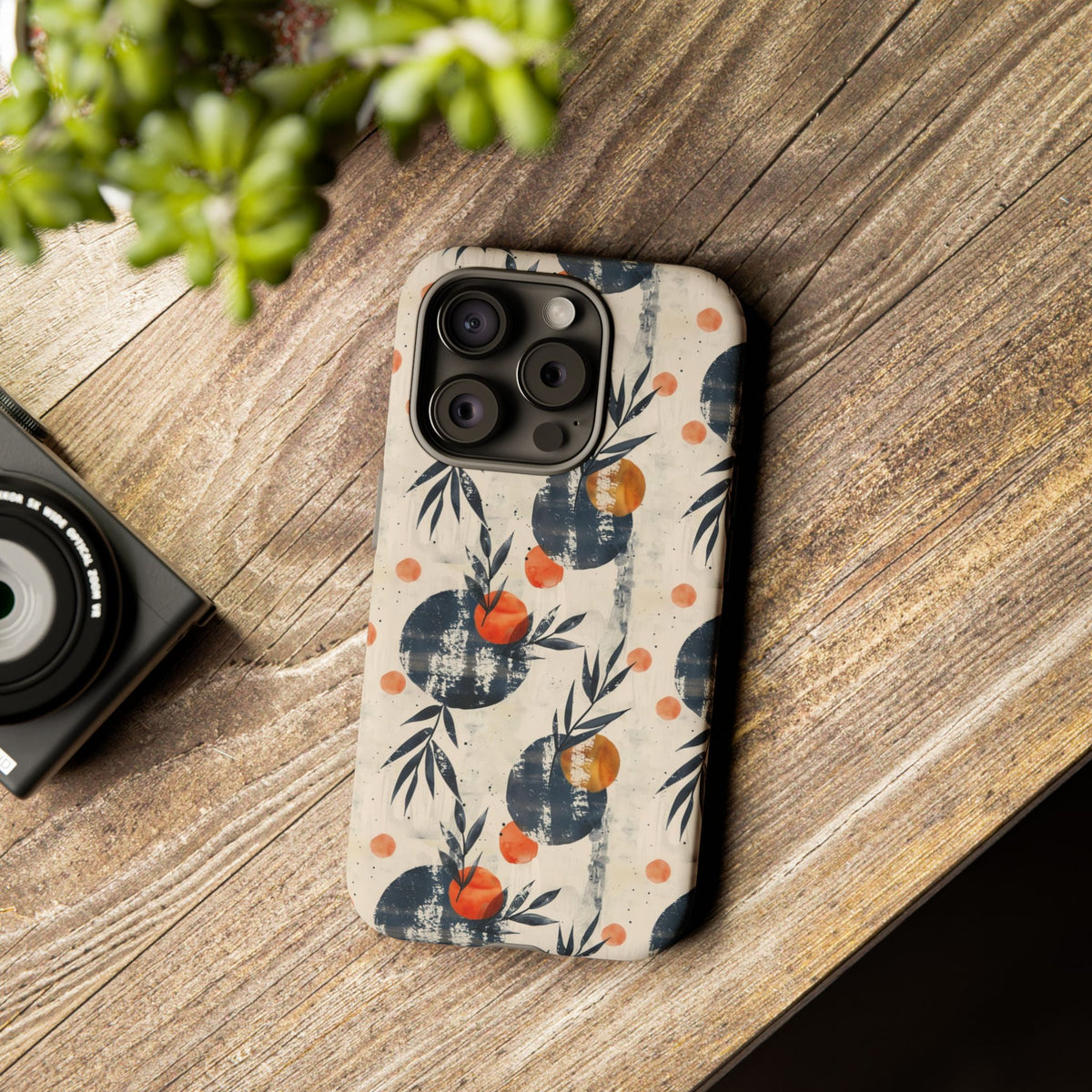 Japanese Pattern Phone Case – Elegant & Timeless Design for Your Phone 088