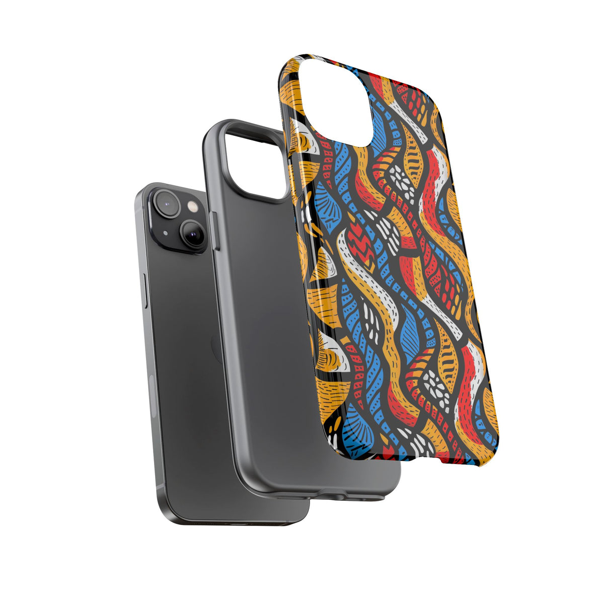 Stylish African Pattern Phone Case – Unique and Vibrant Protection 155