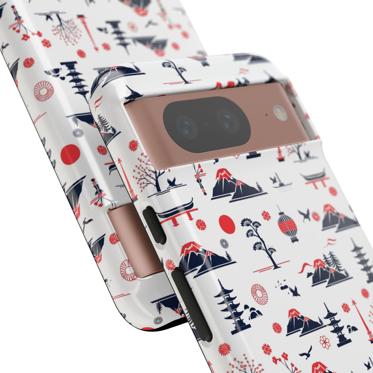 Japanese Pattern Phone Case – Elegant & Timeless Design for Your Phone 079