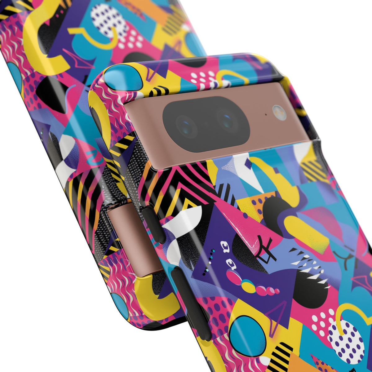 90s Themed Seamless Pattern Phone Case – Embrace Retro Style and Protection 303