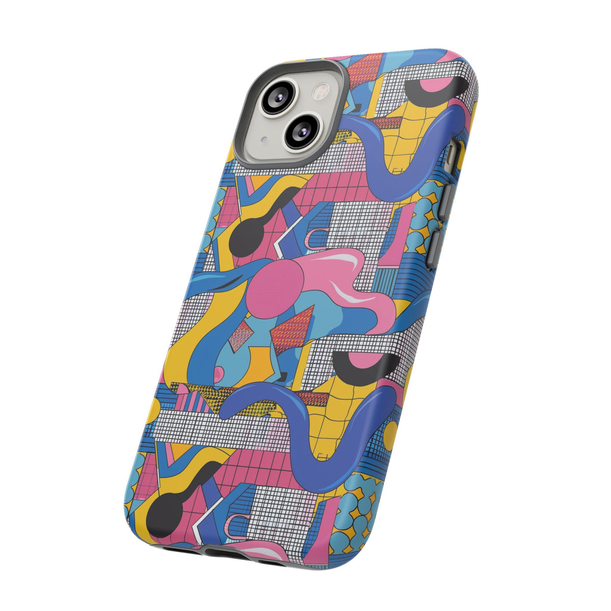 90s Themed Seamless Pattern Phone Case – Embrace Retro Style and Protection 224