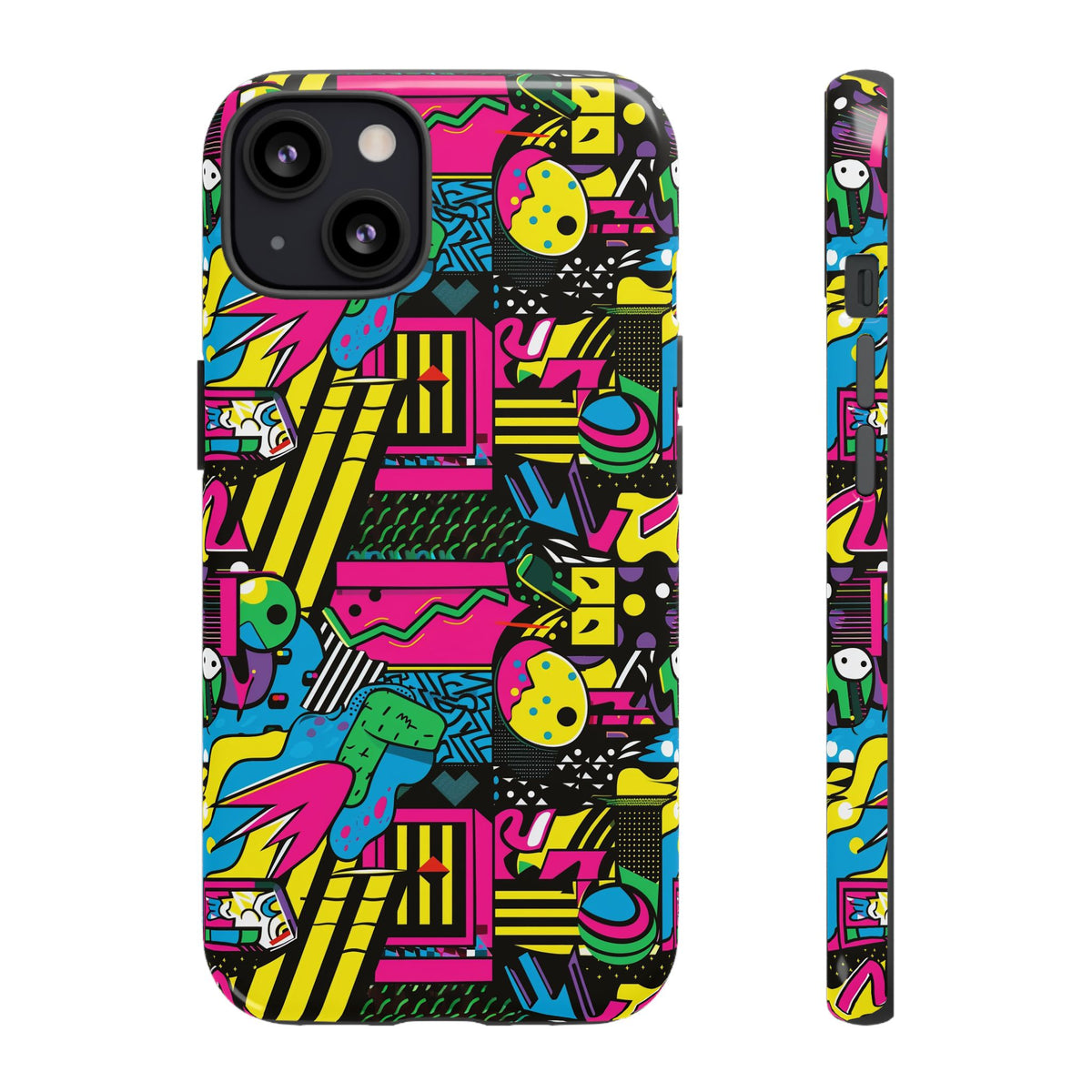 Retro 80s Seamless Phone Case – Vintage Style Meets Modern Protection 146