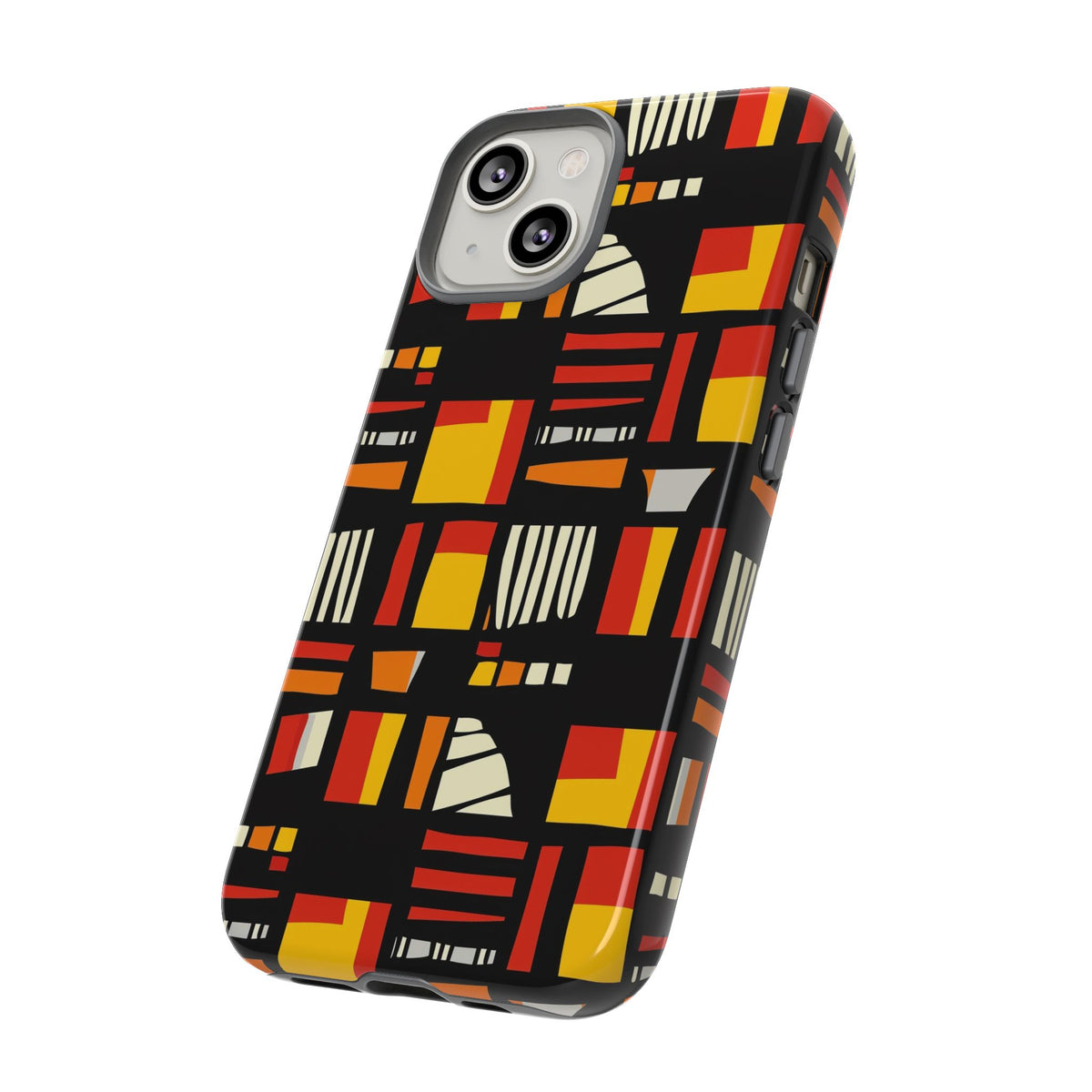 Stylish African Pattern Phone Case – Unique and Vibrant Protection 099