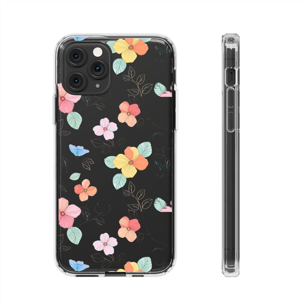 Wild Flowers Garden Stitch Phone Case – Nature-Inspired Floral Design 6