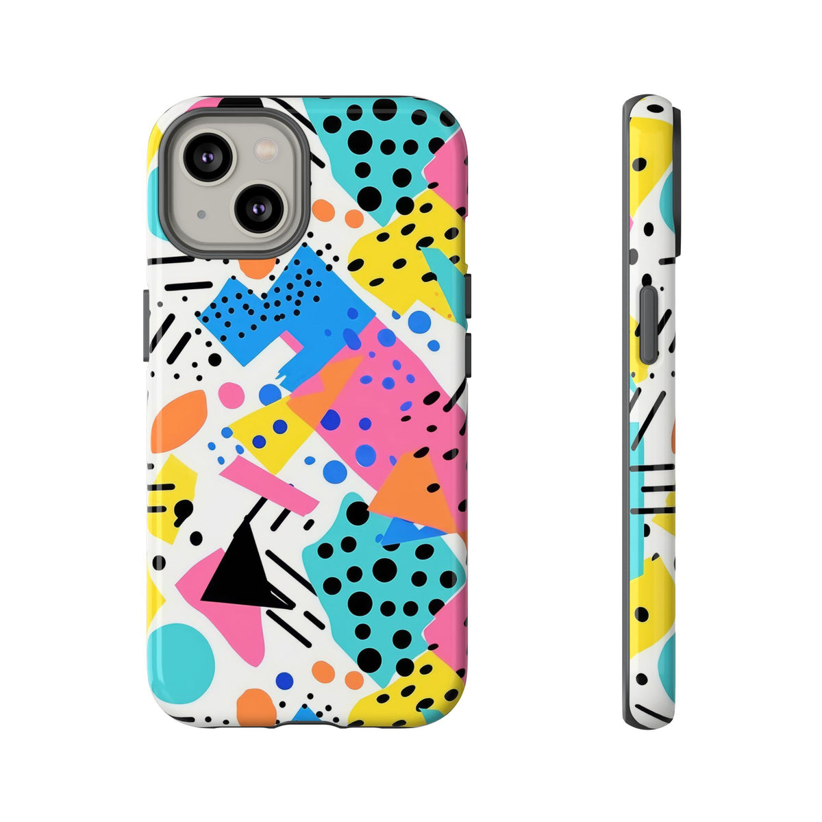 Bright Summer Memphis Design Phone Case – Vibrant and Playful Phone Cover