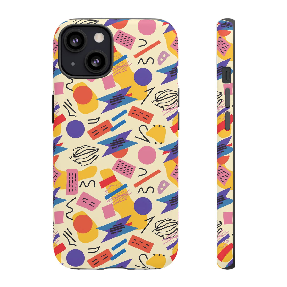 90s Themed Seamless Pattern Phone Case – Embrace Retro Style and Protection 270