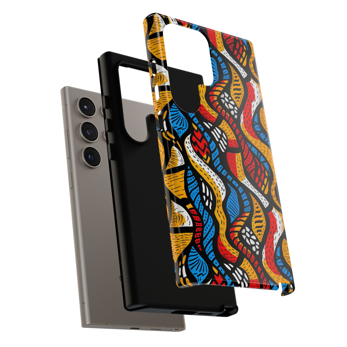 Stylish African Pattern Phone Case – Unique and Vibrant Protection 155