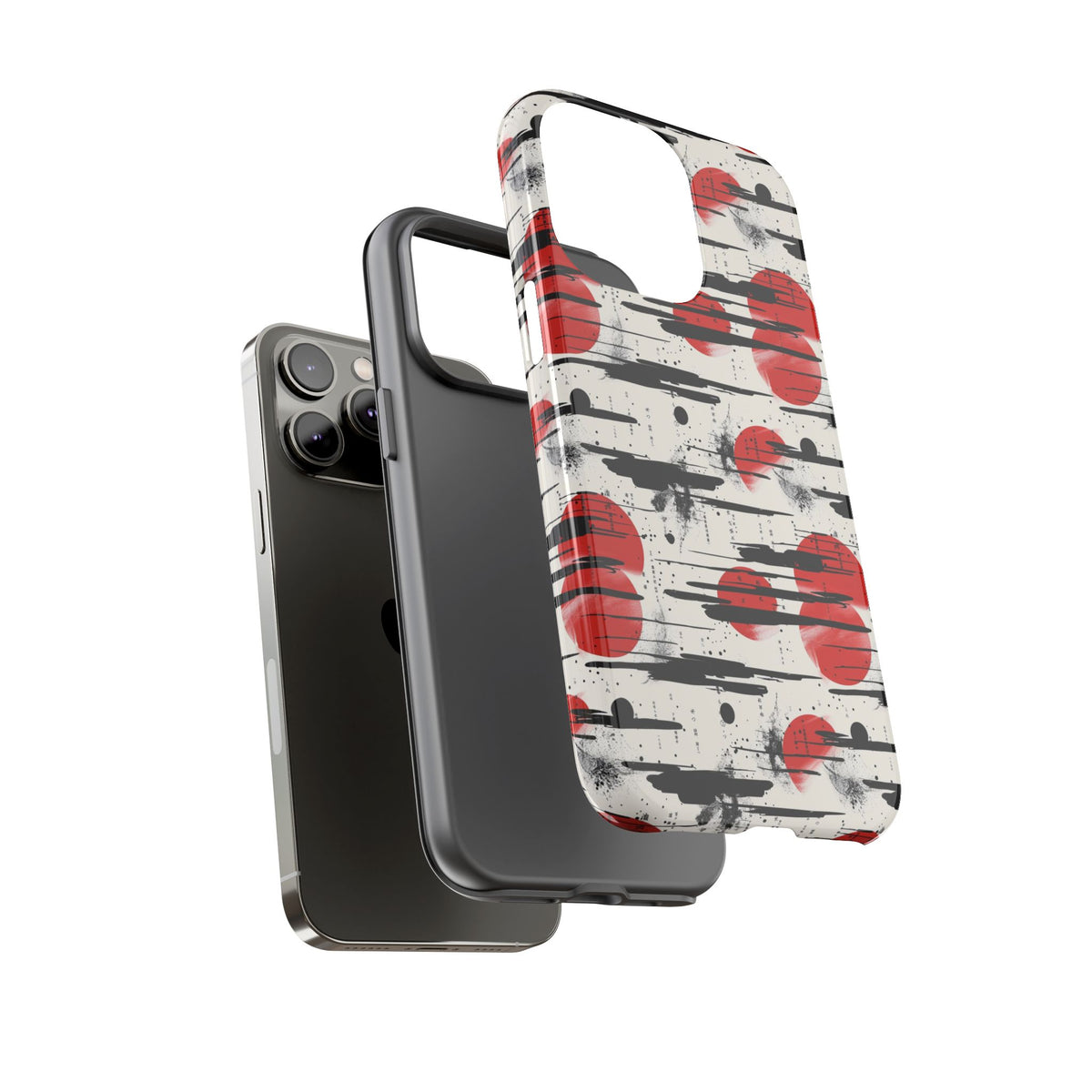 Japanese Pattern Phone Case – Elegant & Timeless Design for Your Phone 053