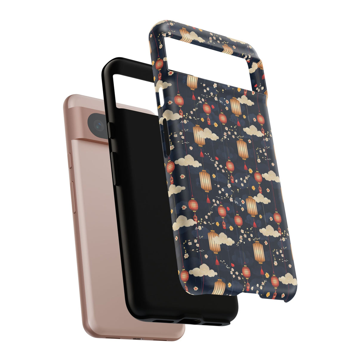 Japanese Pattern Phone Case – Elegant & Timeless Design for Your Phone 470