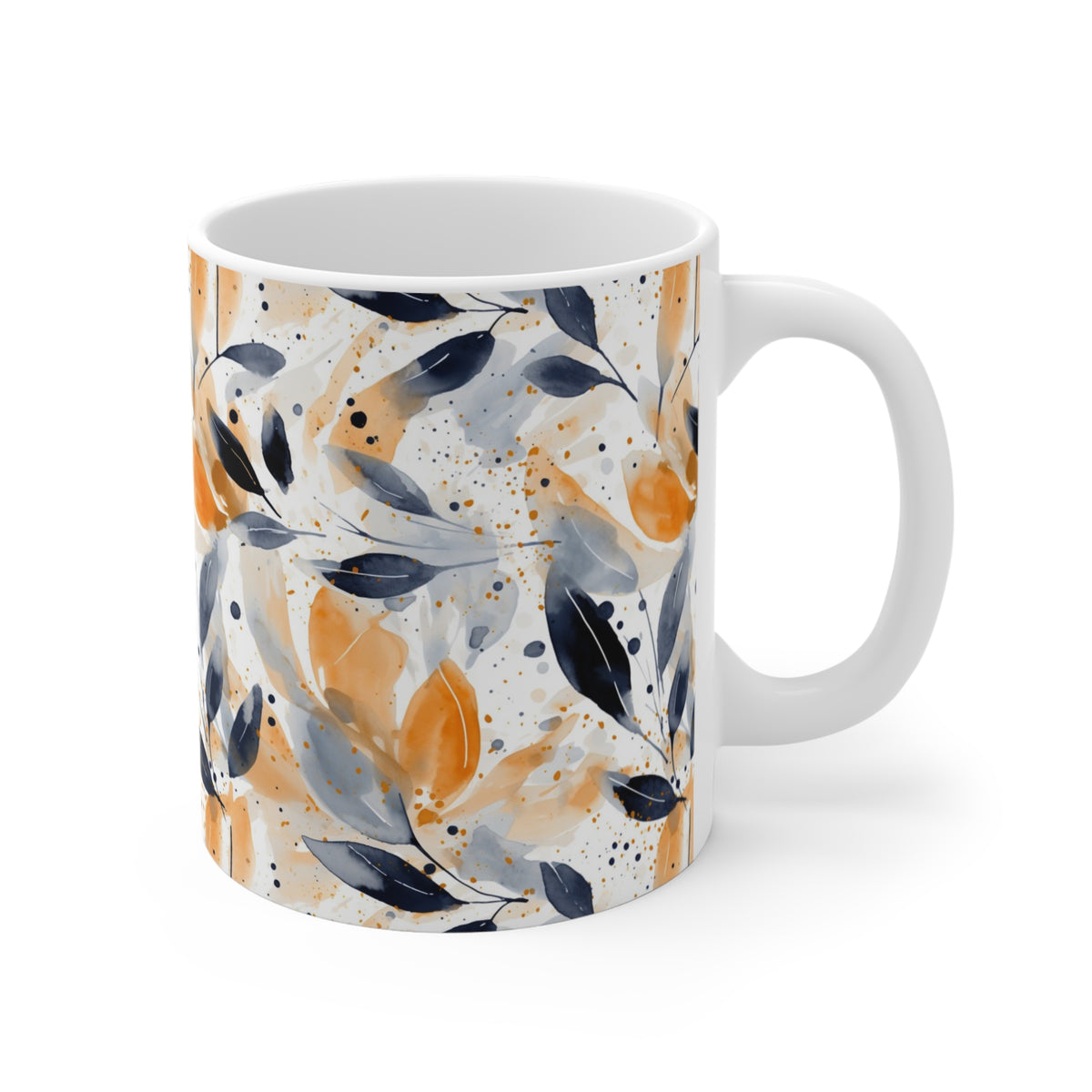 Various Watercolor Design All Over Coffee Mug – Unique Artistic Ceramic Coffee Cup 164