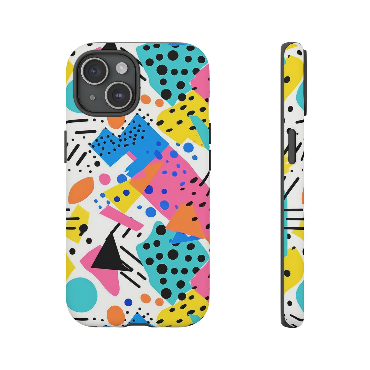 Bright Summer Memphis Design Phone Case – Vibrant and Playful Phone Cover