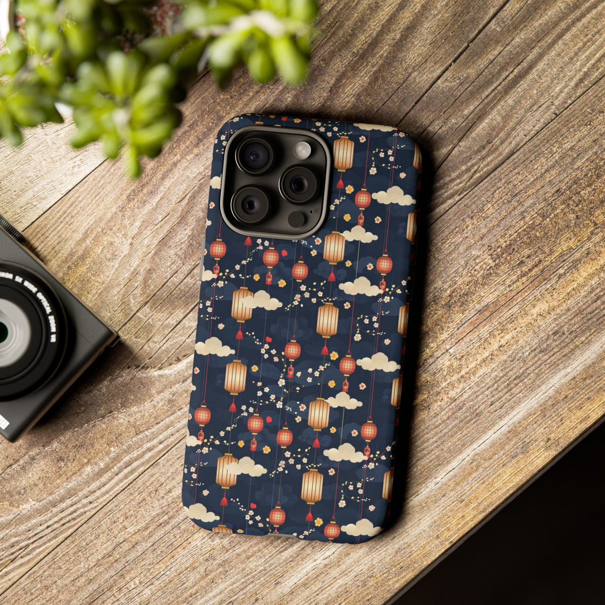 Japanese Pattern Phone Case – Elegant & Timeless Design for Your Phone 470