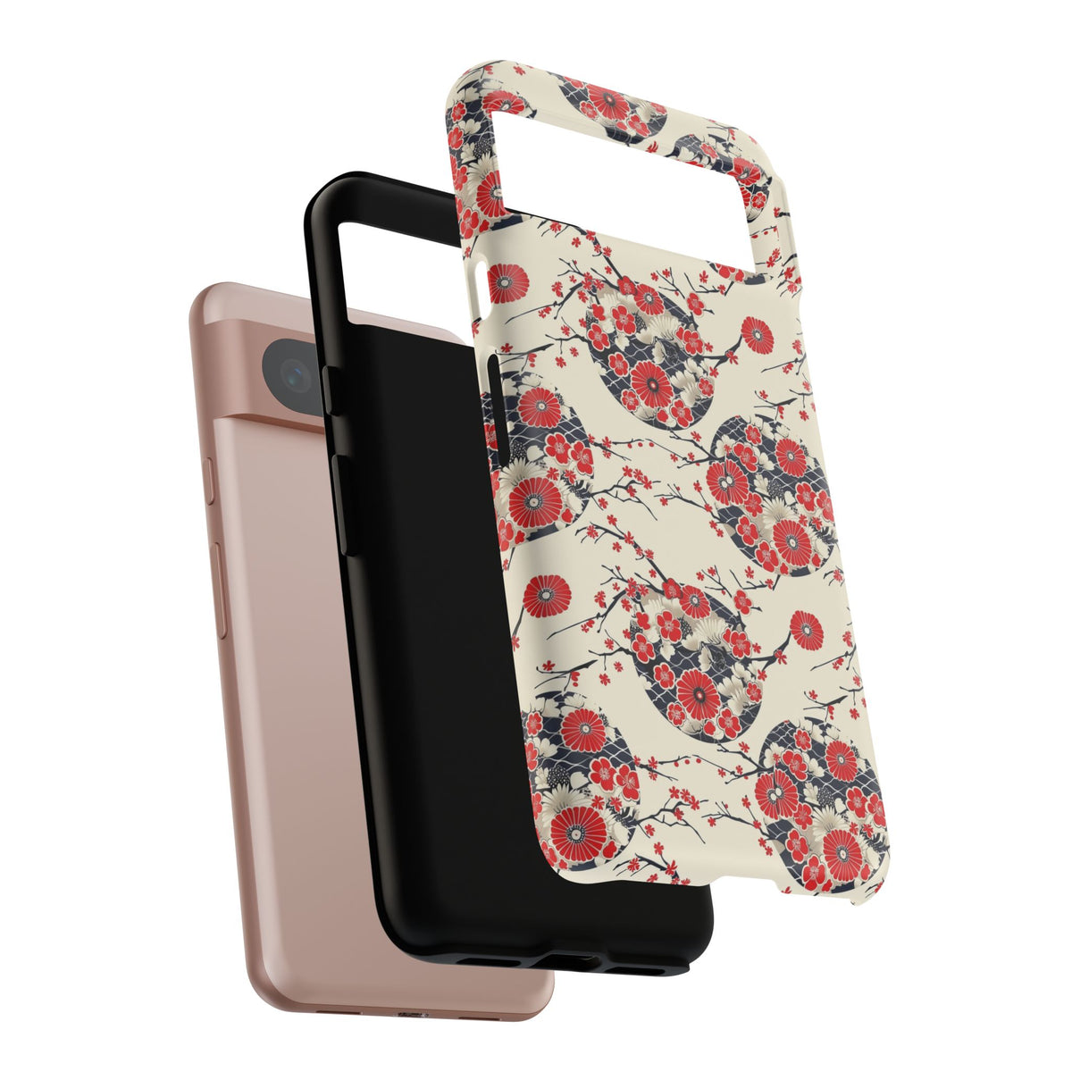 Japanese Pattern Phone Case – Elegant & Timeless Design for Your Phone 138