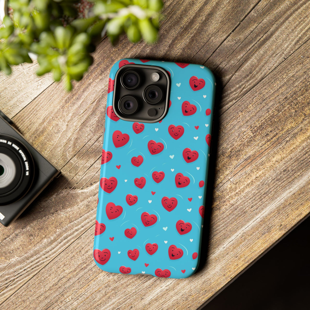 Heart Pattern Phone Case – Stylish & Loving Design for Your Device 811