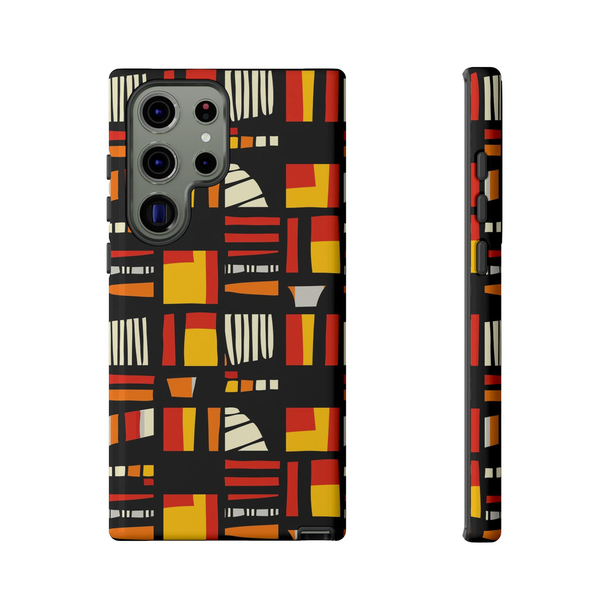 Stylish African Pattern Phone Case – Unique and Vibrant Protection 099