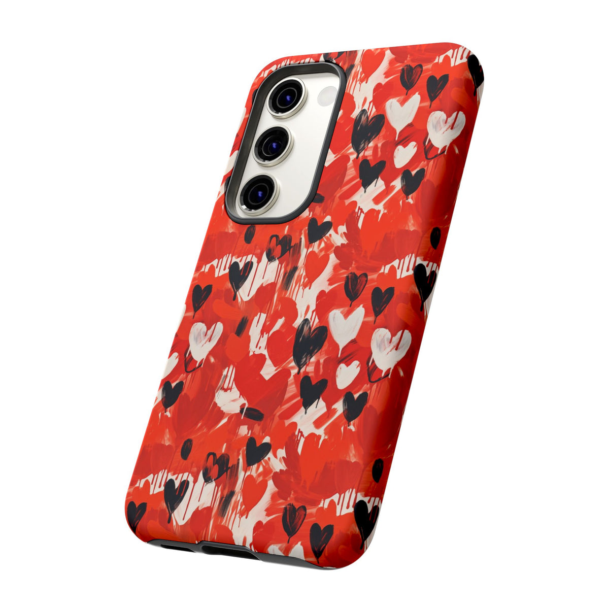 Heart Pattern Phone Case – Stylish & Loving Design for Your Device 355