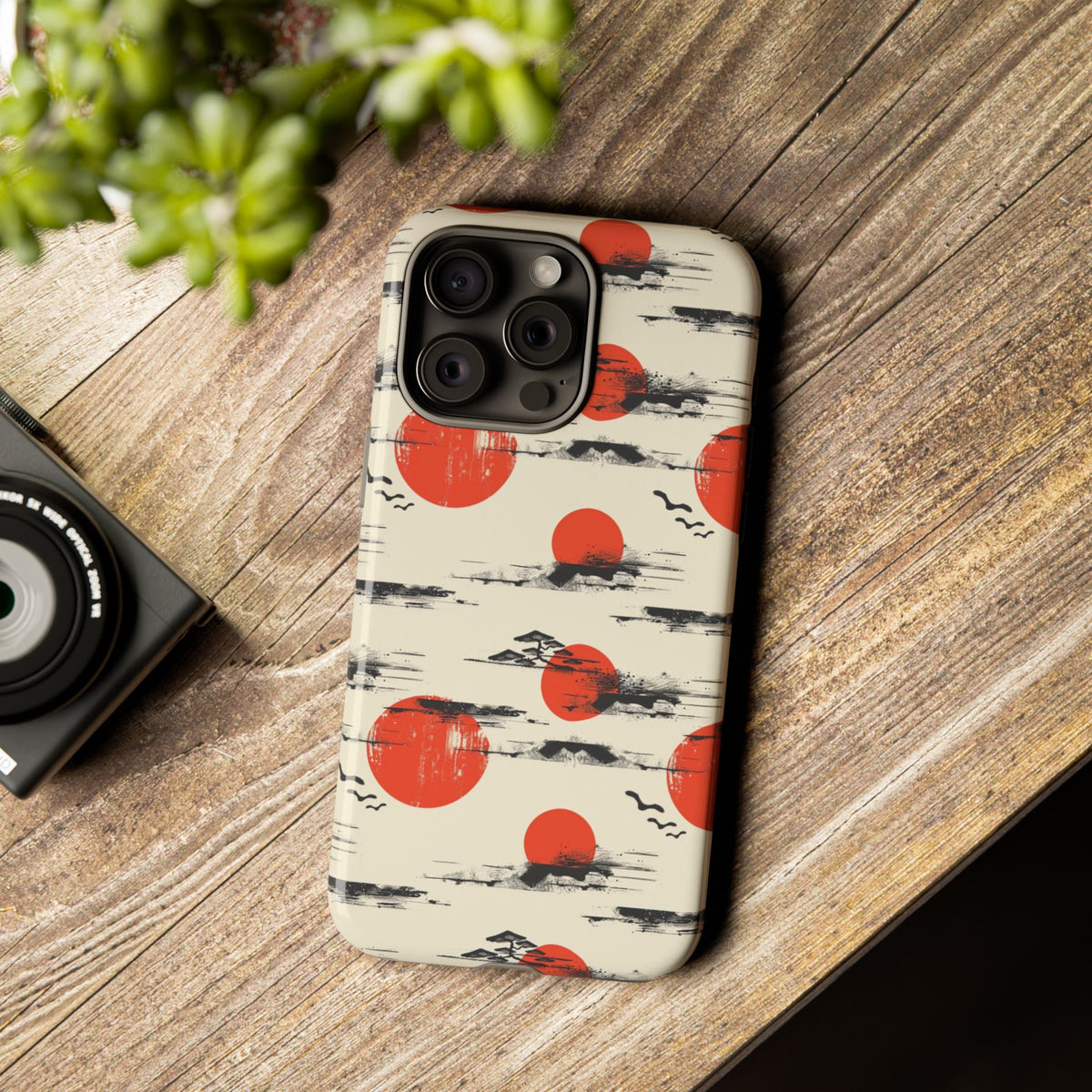 Japanese Pattern Phone Case – Elegant & Timeless Design for Your Phone 077