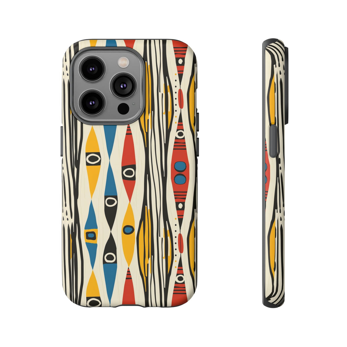 Stylish African Pattern Phone Case – Unique and Vibrant Protection 202