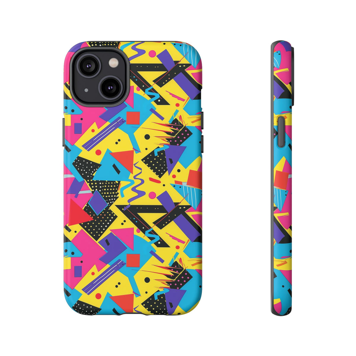 90s Themed Seamless Pattern Phone Case – Embrace Retro Style and Protection 223