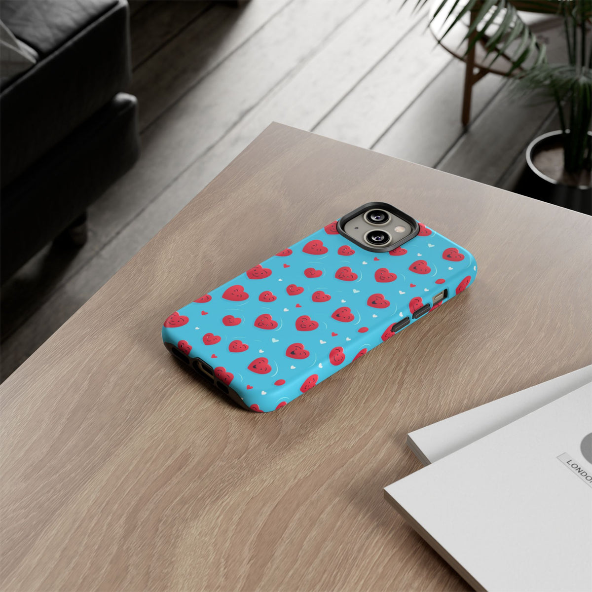 Heart Pattern Phone Case – Stylish & Loving Design for Your Device 811