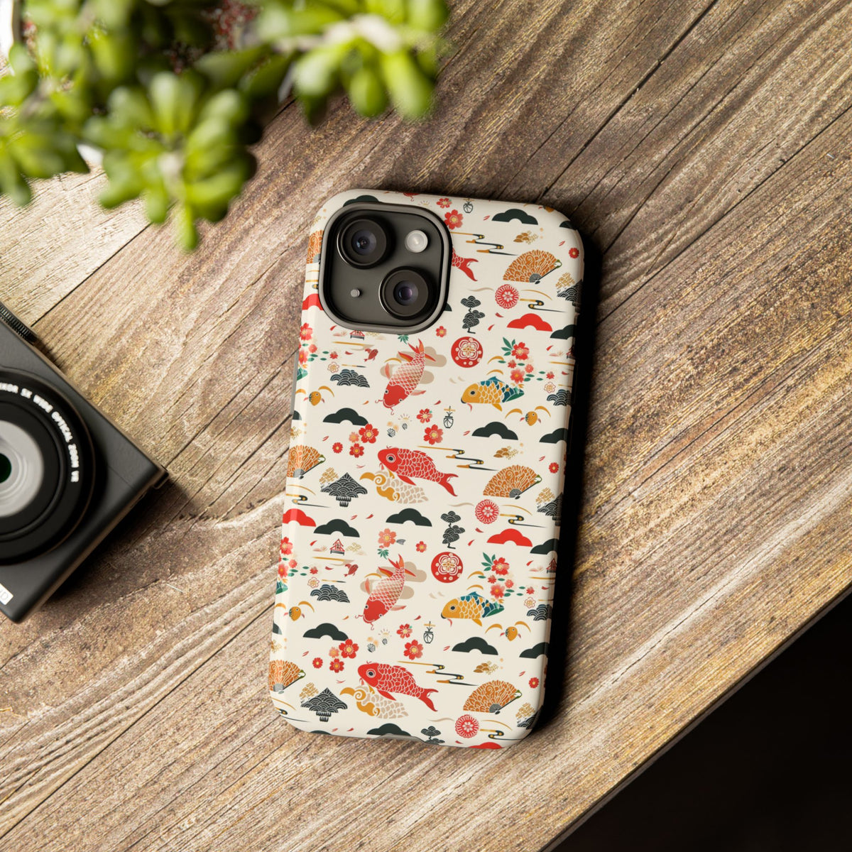 Japanese Pattern Phone Case – Elegant & Timeless Design for Your Phone 154