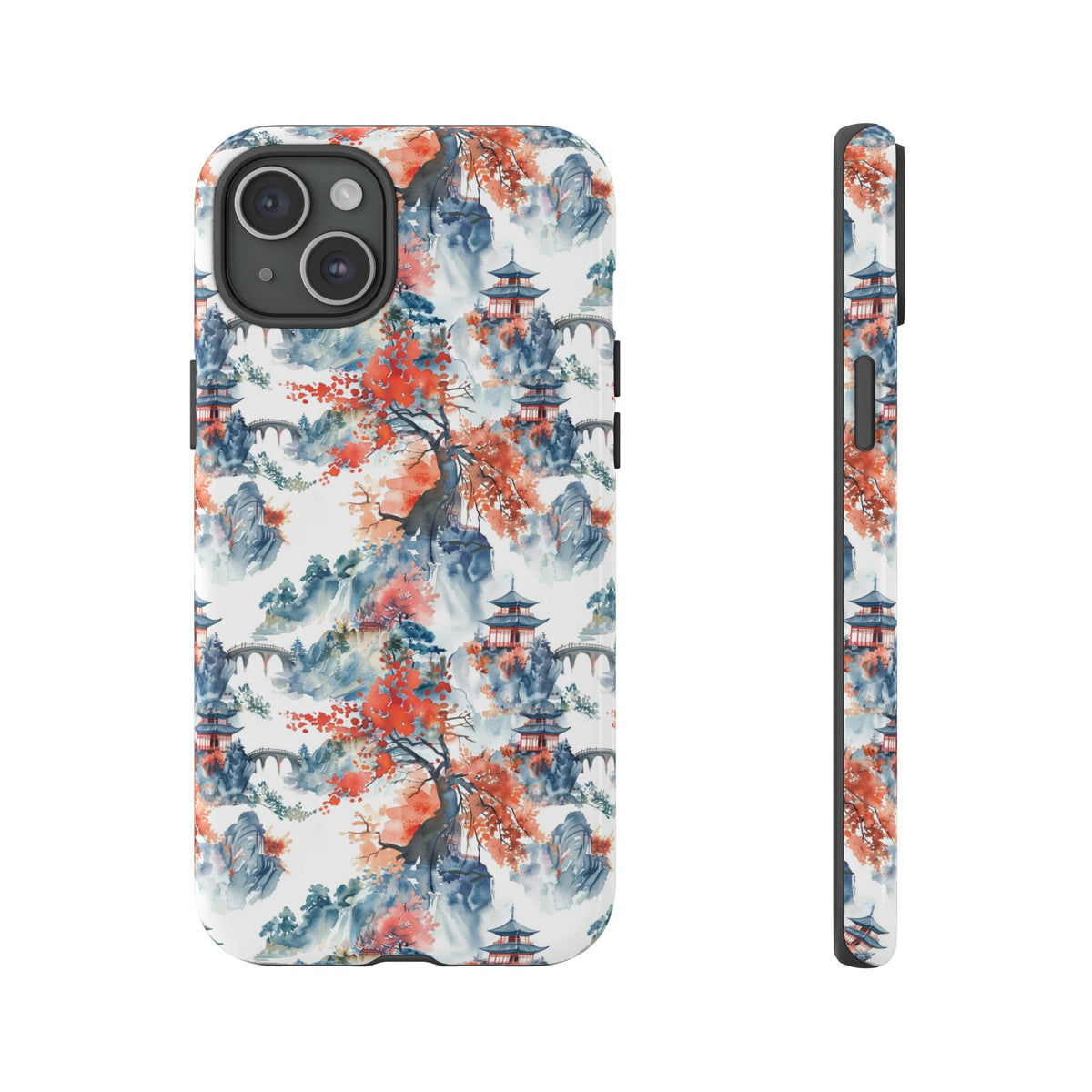 Japanese Pattern Phone Case – Elegant & Timeless Design for Your Phone 043