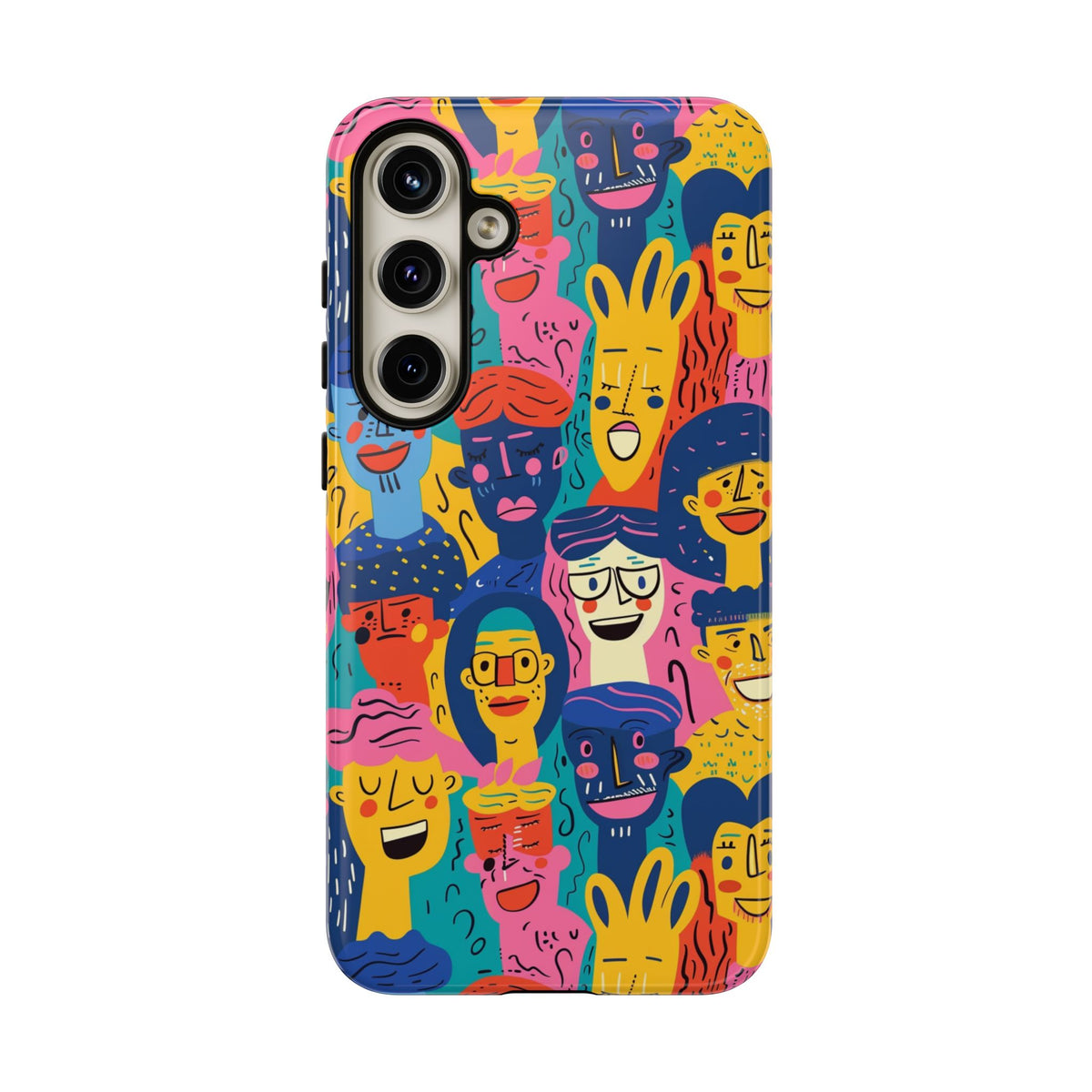 Happy Faces Phone Case – Joyful and Cheerful Design for a Bright Look 6