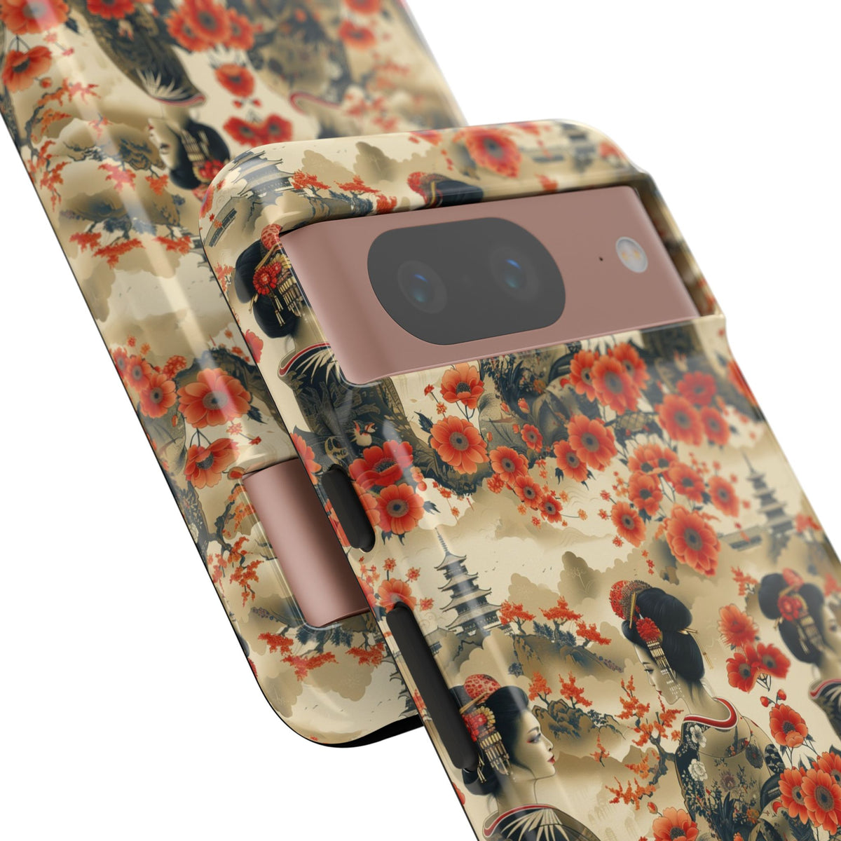 Japanese Pattern Phone Case – Elegant & Timeless Design for Your Phone 066