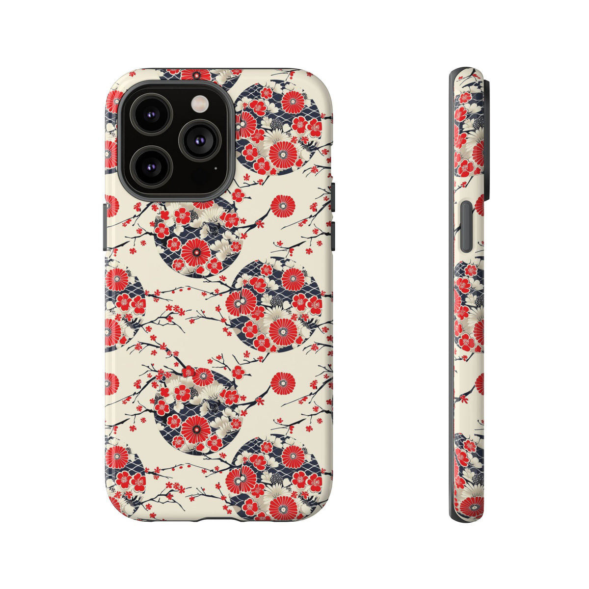 Japanese Pattern Phone Case – Elegant & Timeless Design for Your Phone 138