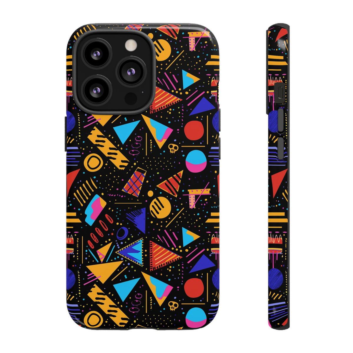 Retro 80s Seamless Phone Case – Vintage Style Meets Modern Protection 082