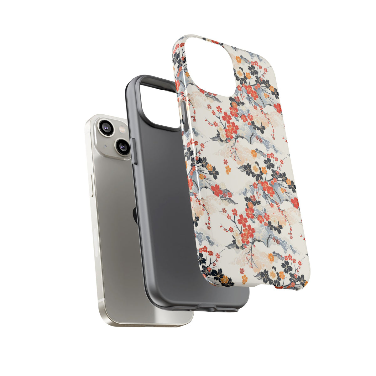 Japanese Pattern Phone Case – Elegant & Timeless Design for Your Phone 302