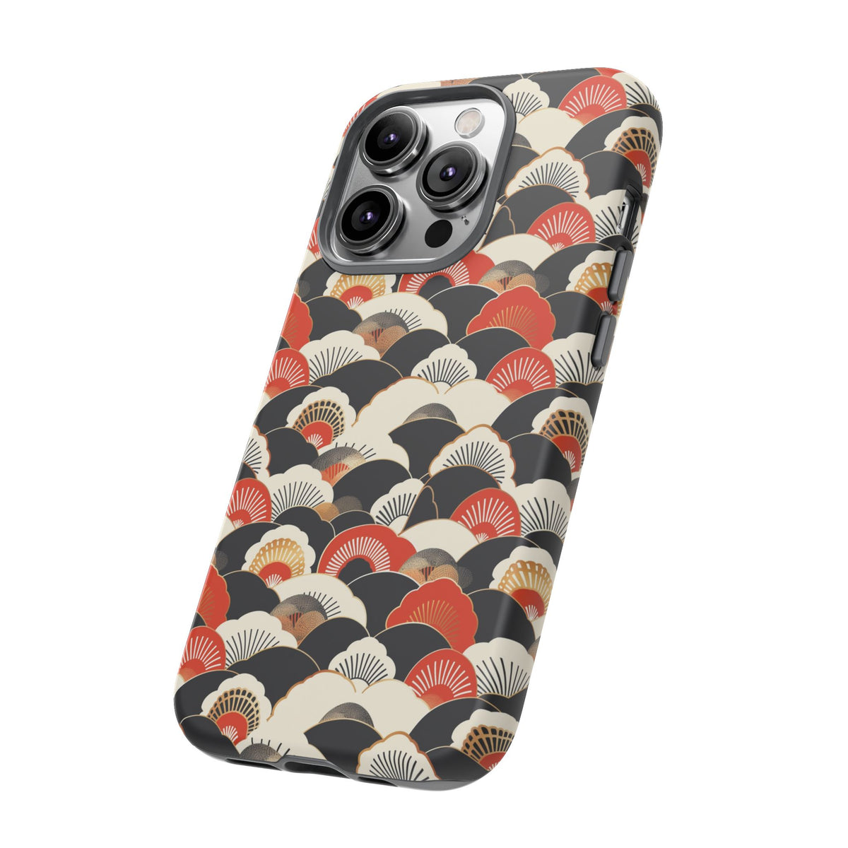 Japanese Pattern Phone Case – Elegant & Timeless Design for Your Phone 080