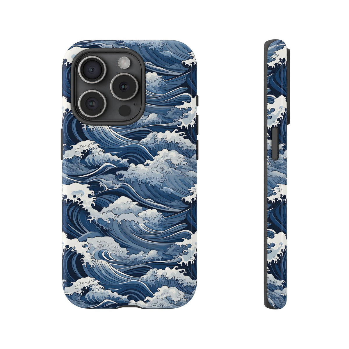 Japanese Waves Phone Case – Embrace Timeless Elegance with Classic Design