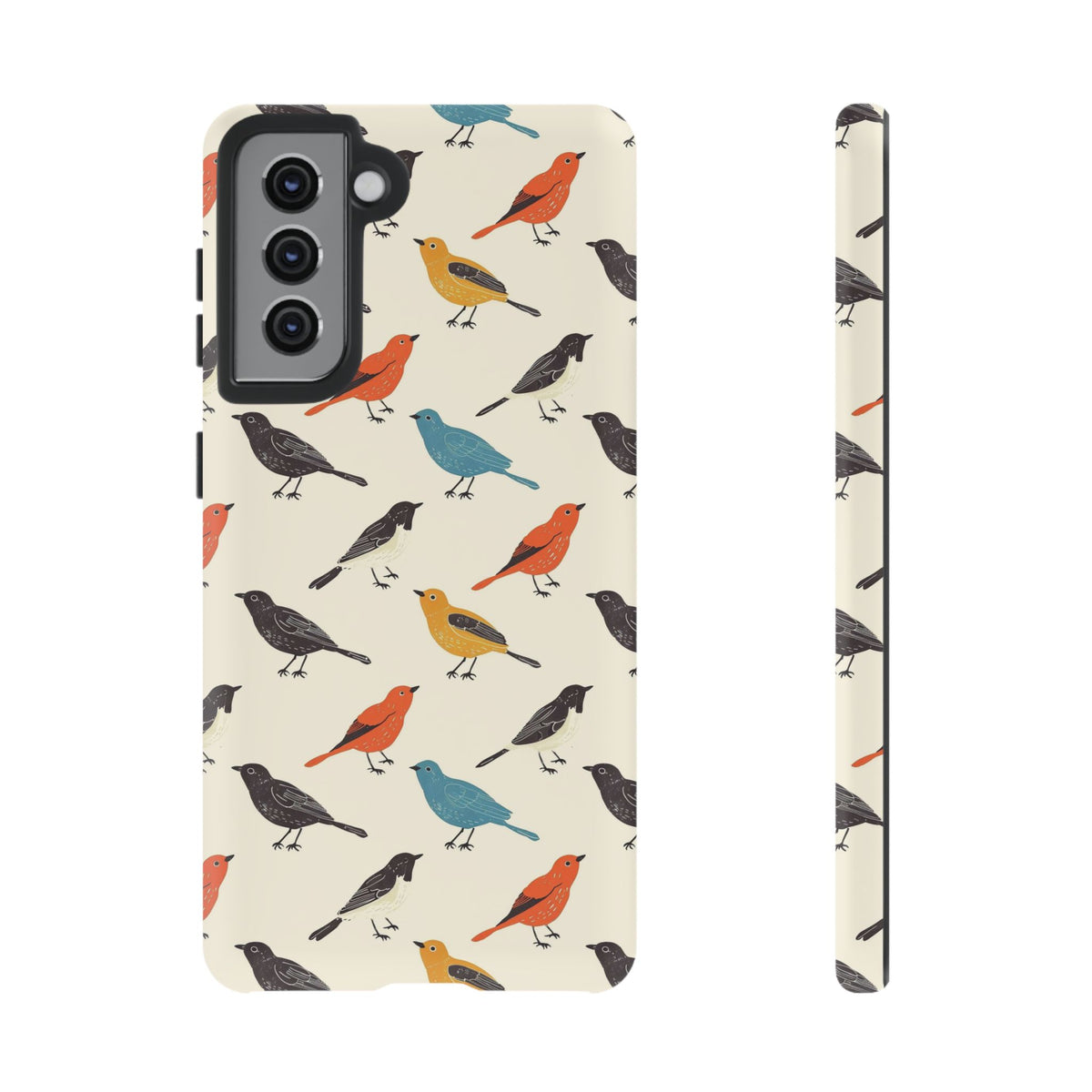 Birds Seamless Pattern Phone Case – Elegant and Timeless Avian Design 5