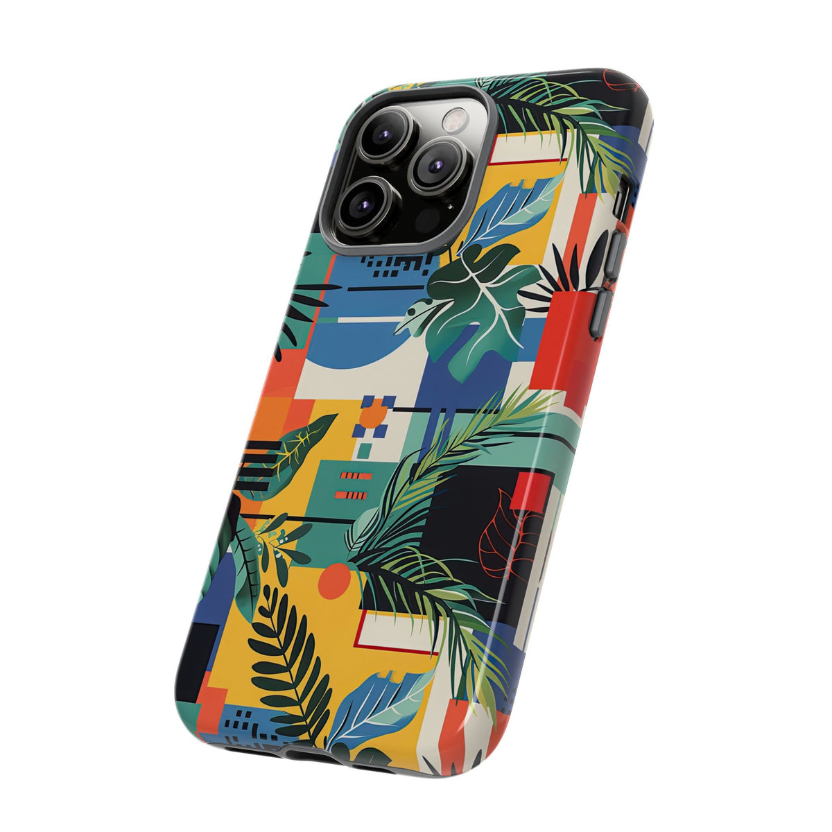 Jungle Collage Phone Case – Vibrant & Durable Nature-Inspired Protection