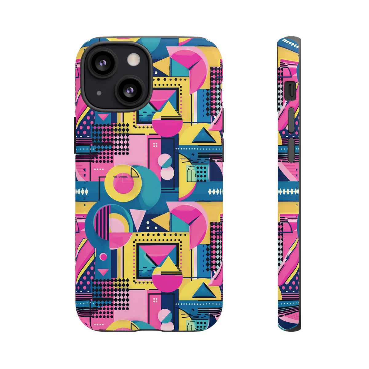 Retro 80s Seamless Phone Case – Vintage Style Meets Modern Protection 090