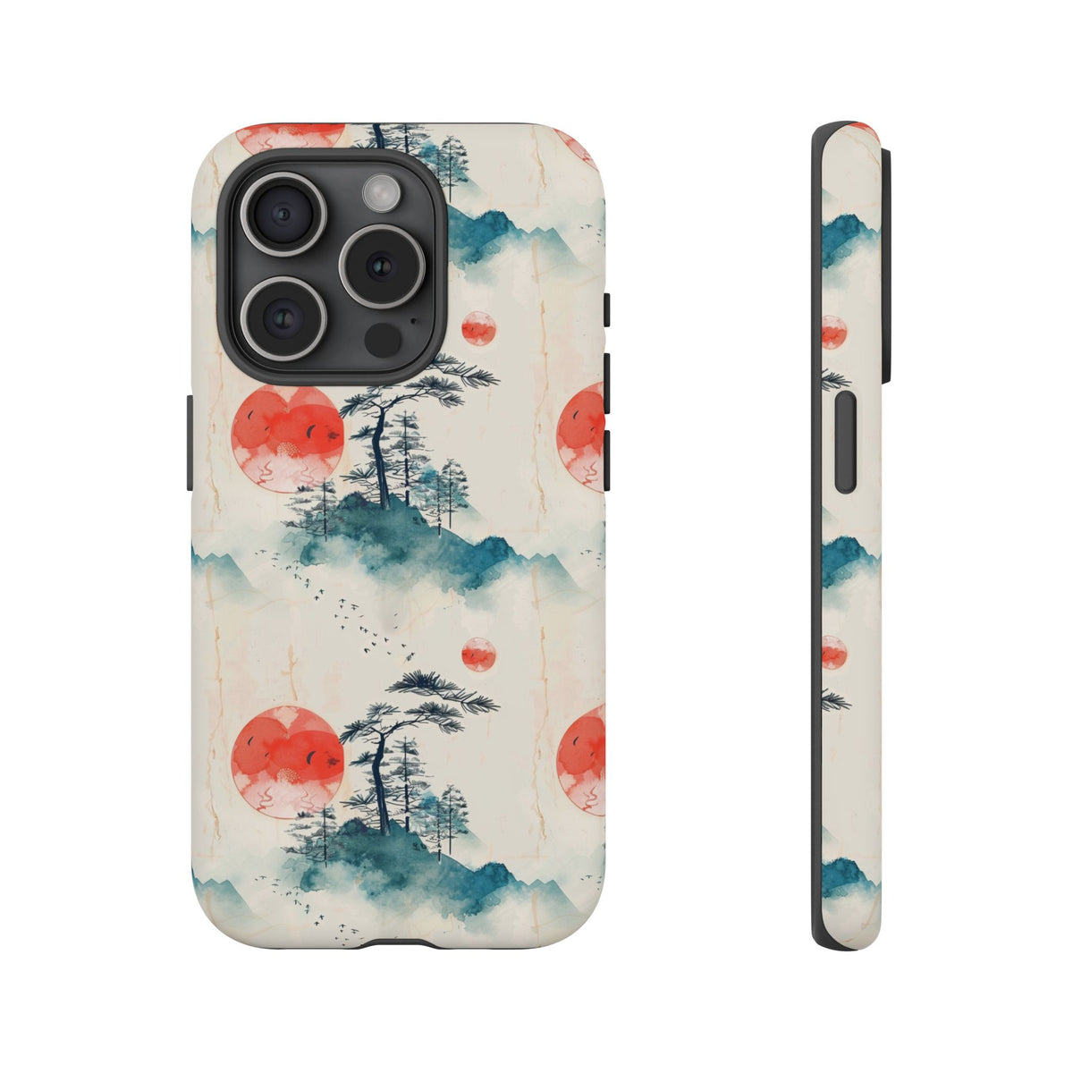 Japanese Pattern Phone Case – Elegant & Timeless Design for Your Phone 055