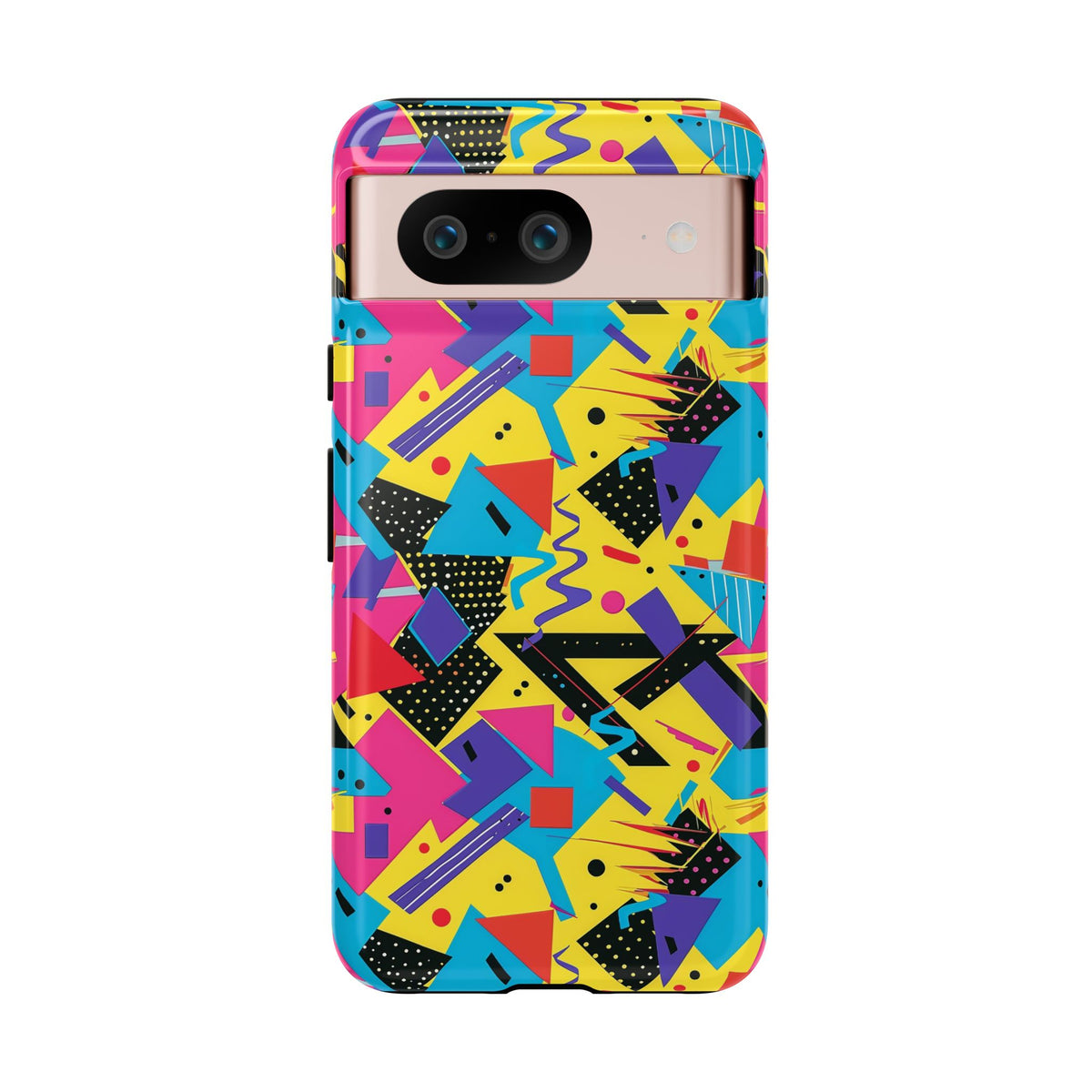 90s Themed Seamless Pattern Phone Case – Embrace Retro Style and Protection 223