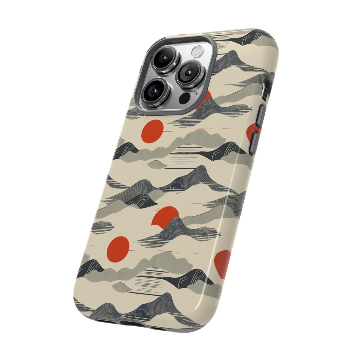 Japanese Pattern Phone Case – Elegant & Timeless Design for Your Phone 048