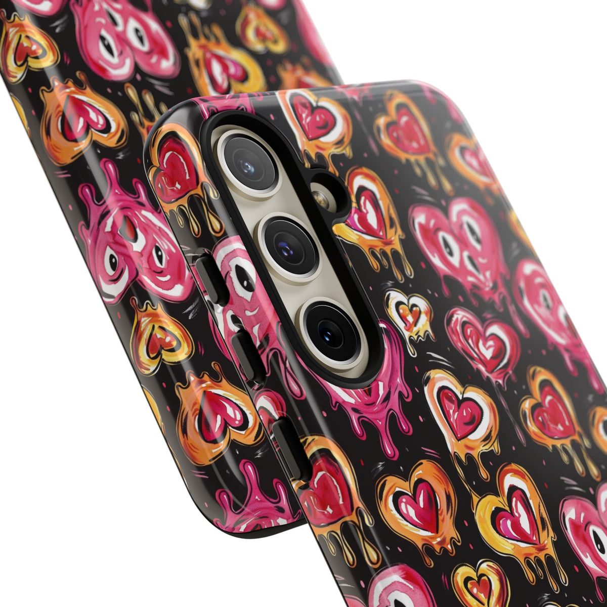 Heart Pattern Phone Case – Stylish & Loving Design for Your Device 361