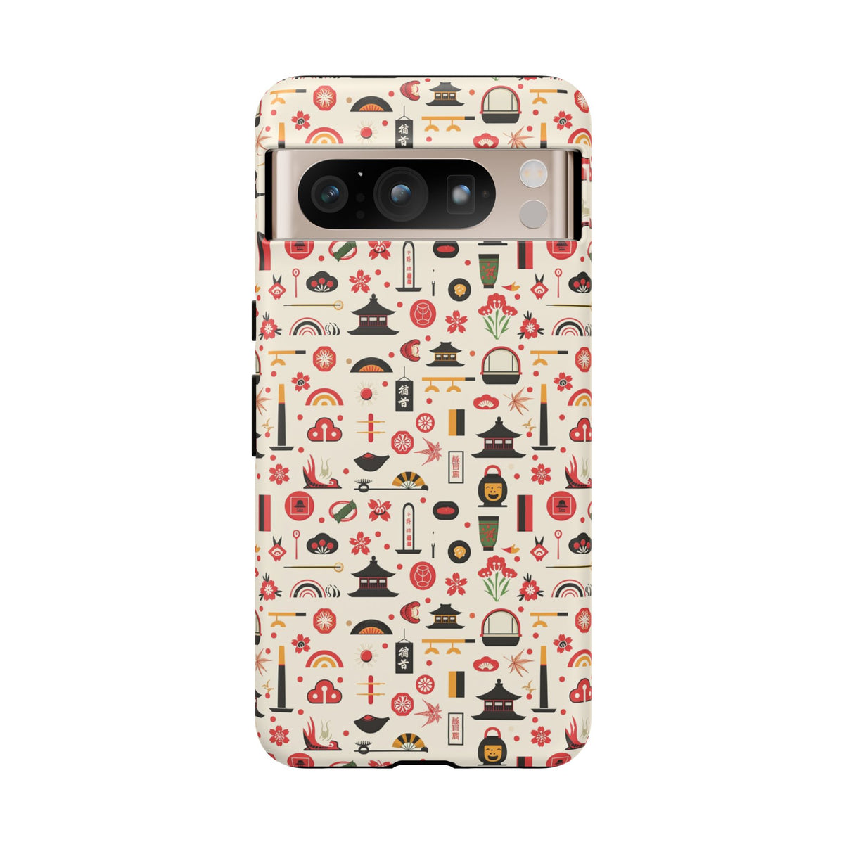 Japanese Pattern Phone Case – Elegant & Timeless Design for Your Phone 100