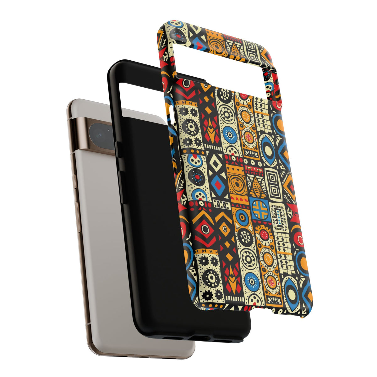 Stylish African Pattern Phone Case – Unique and Vibrant Protection 206