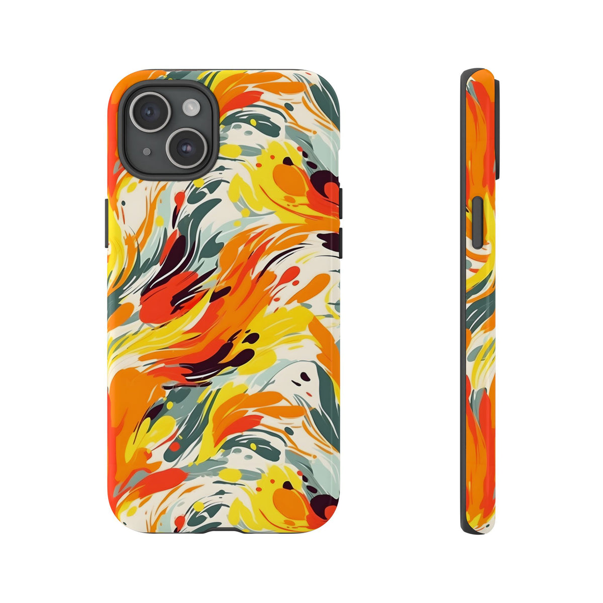 Abstract Painting Design Phone Case – Modern Art-Inspired Phone Cover 5