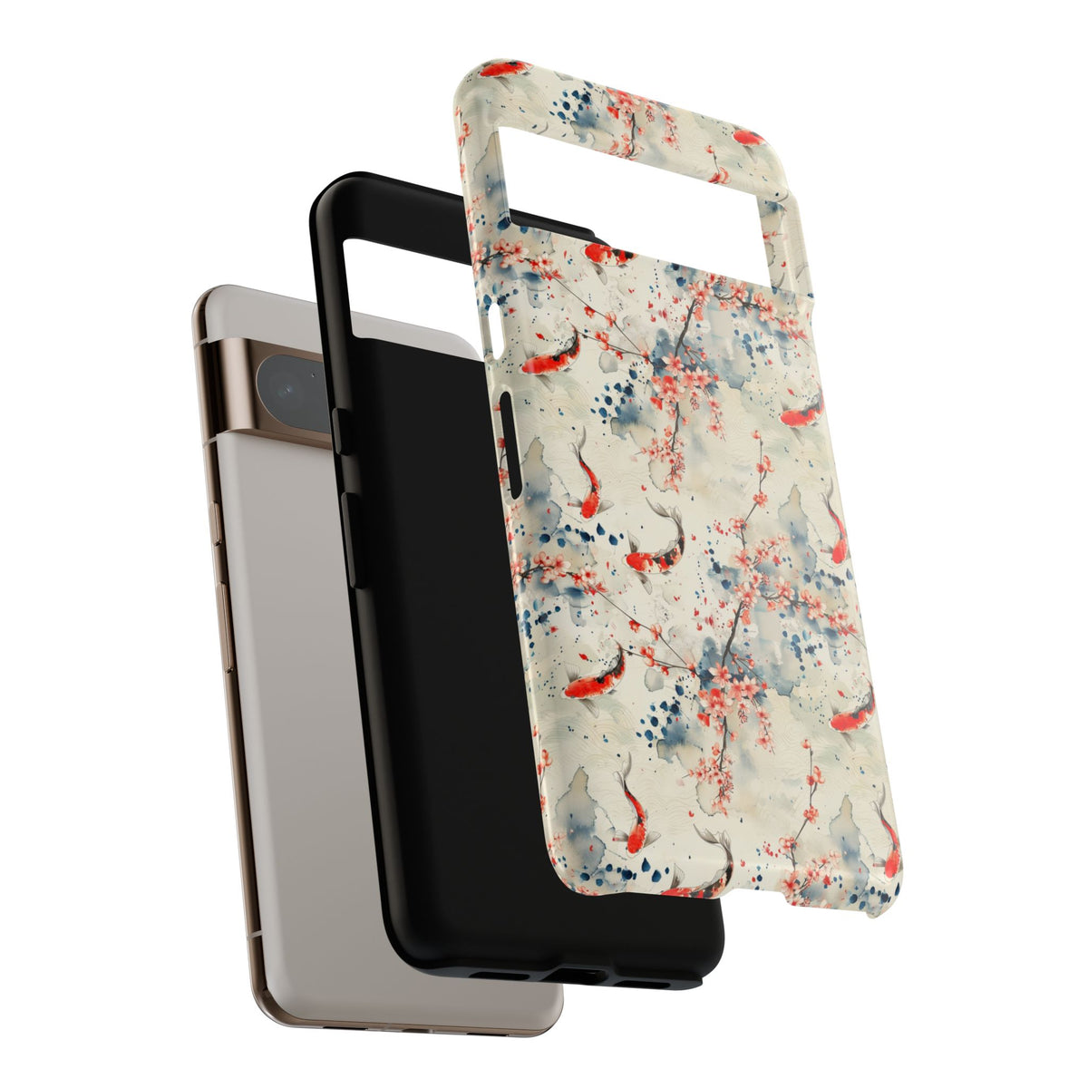 Japanese Pattern Phone Case – Elegant & Timeless Design for Your Phone 073