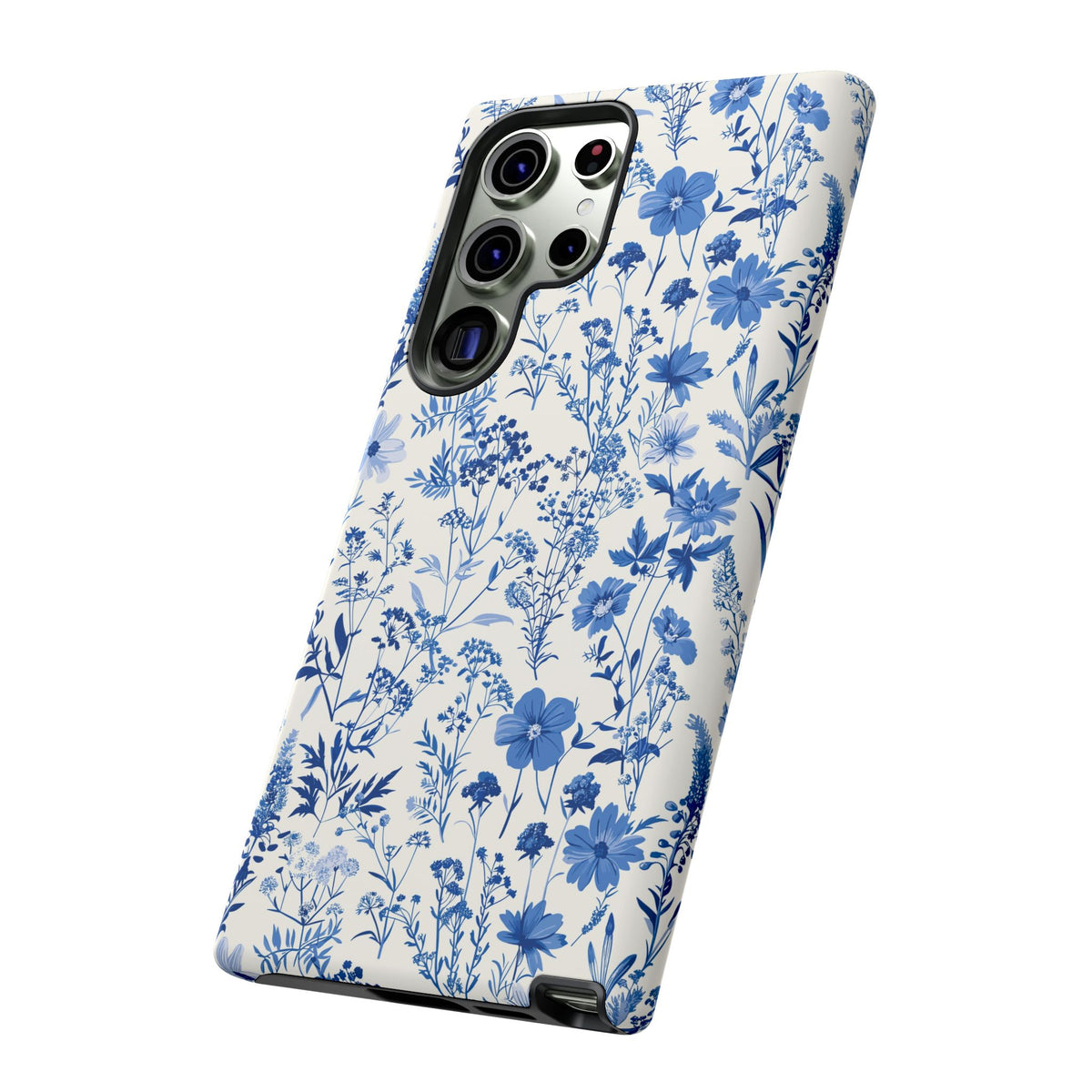 Blue French Toile Phone Case – Timeless Elegance and Classic Style