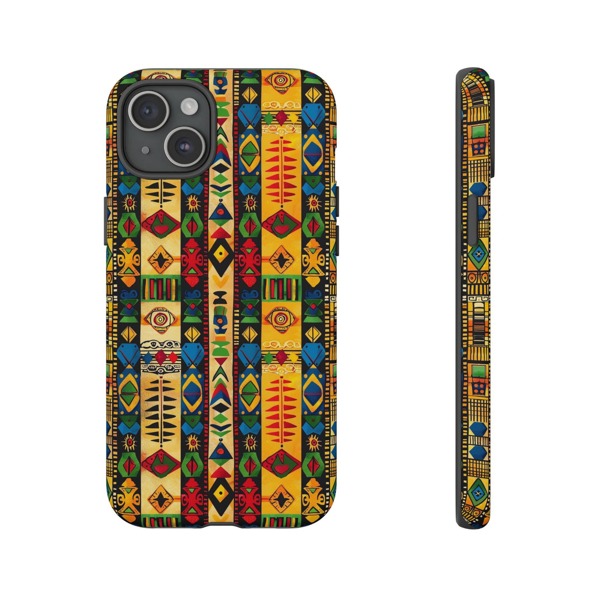 Stylish African Pattern Phone Case – Unique and Vibrant Protection 163