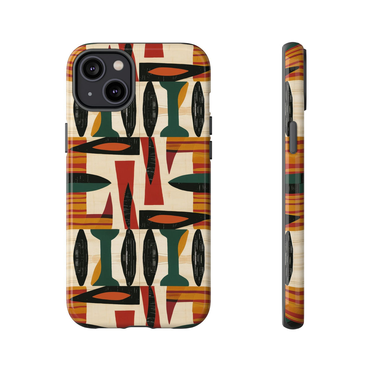 Stylish African Pattern Phone Case – Unique and Vibrant Protection 196