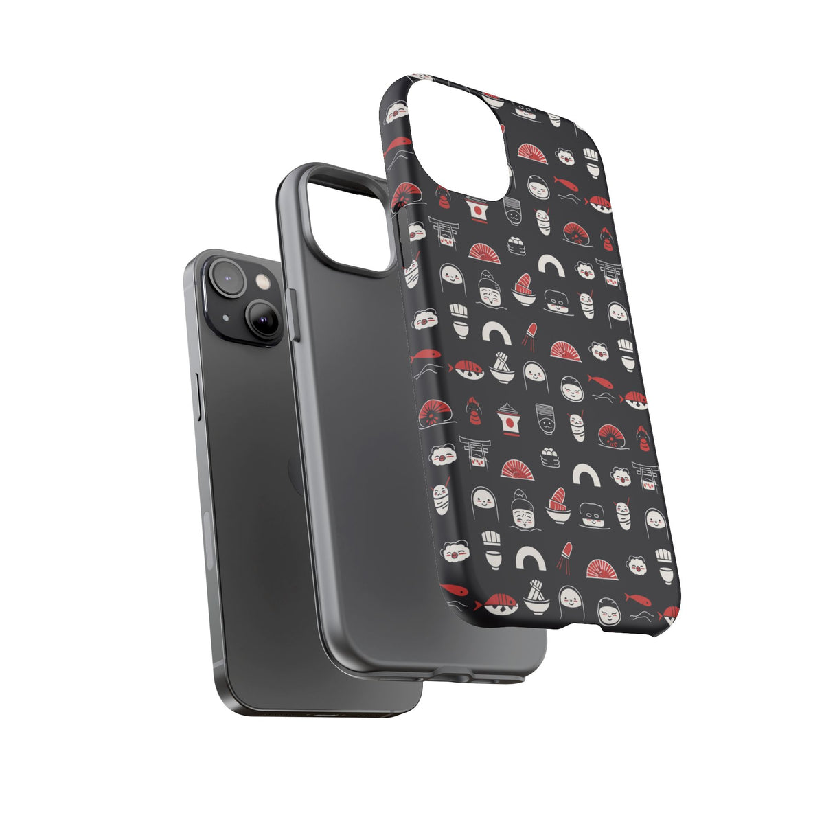 Japanese Pattern Phone Case – Elegant & Timeless Design for Your Phone 456