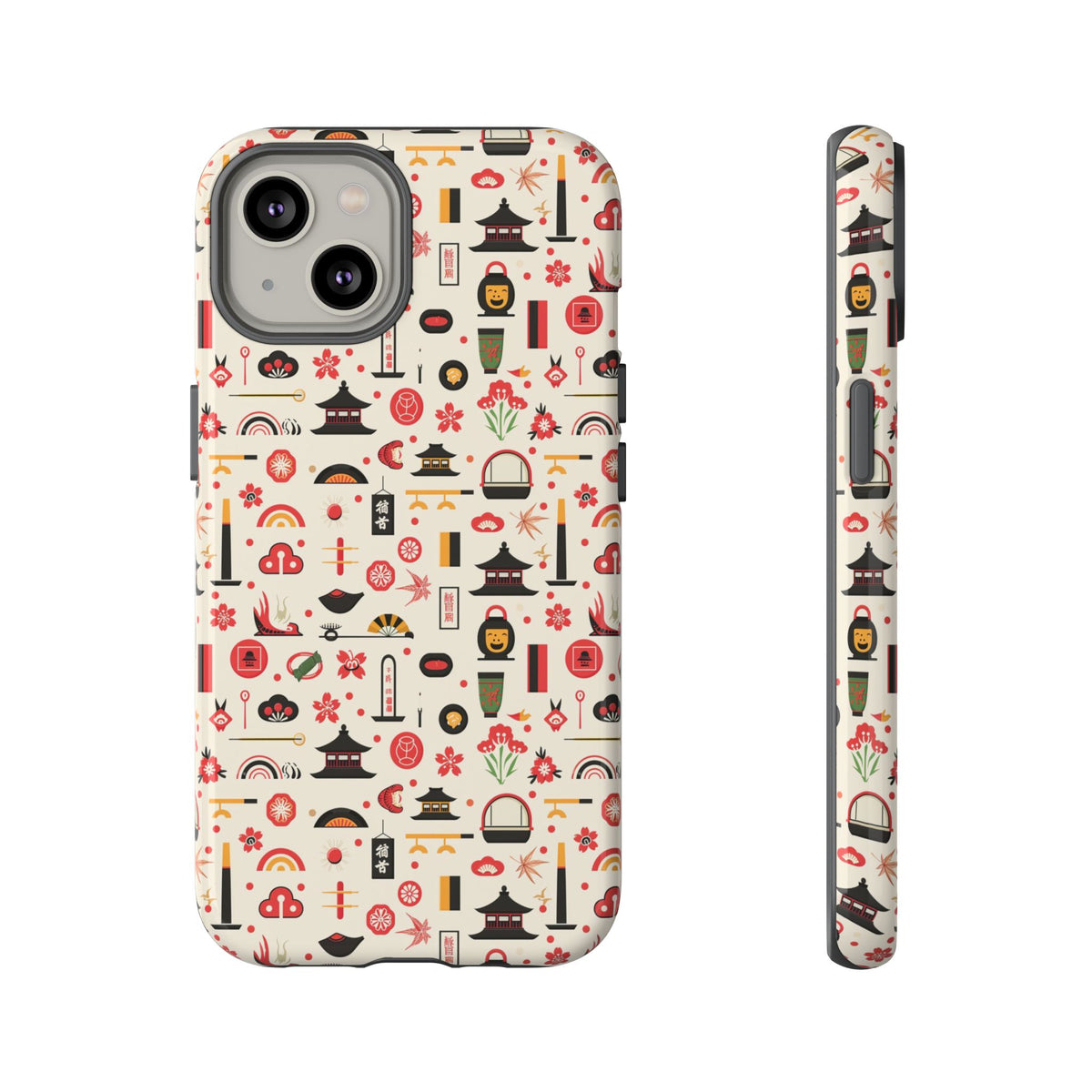 Japanese Pattern Phone Case – Elegant & Timeless Design for Your Phone 100