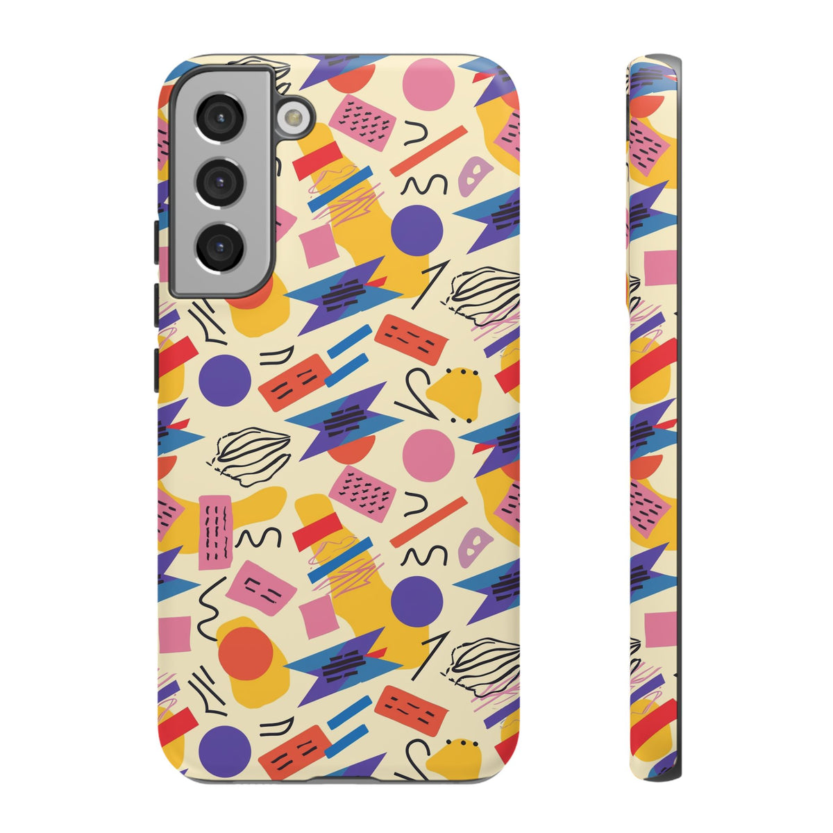 90s Themed Seamless Pattern Phone Case – Embrace Retro Style and Protection 270